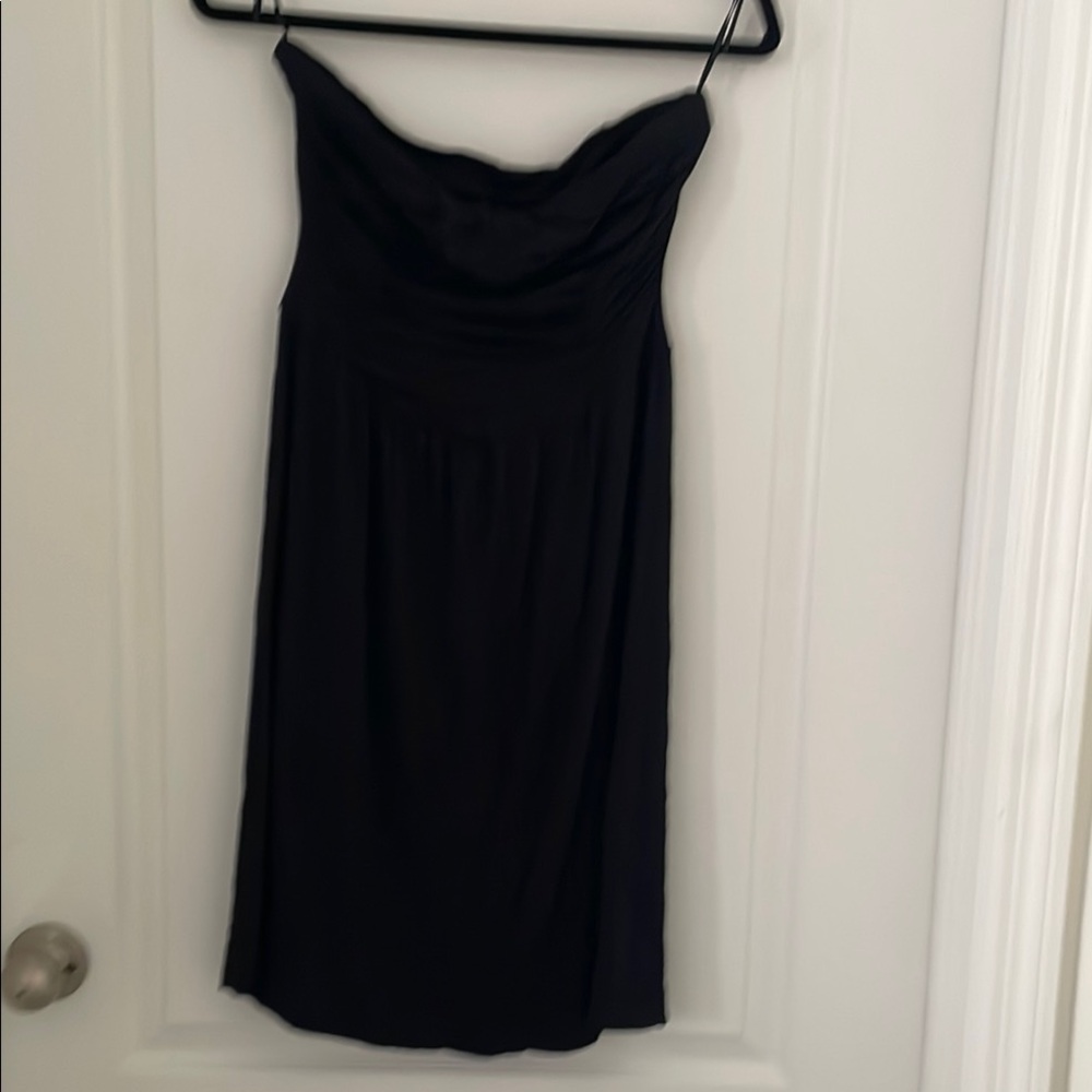 Express Black Strapless Sheath Dress Night Out